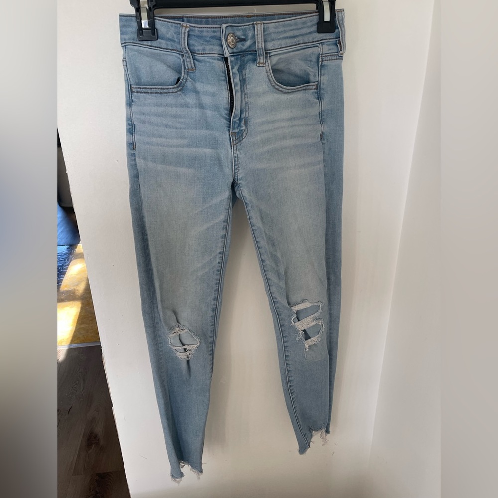 American eagle hi-rise jegging crop